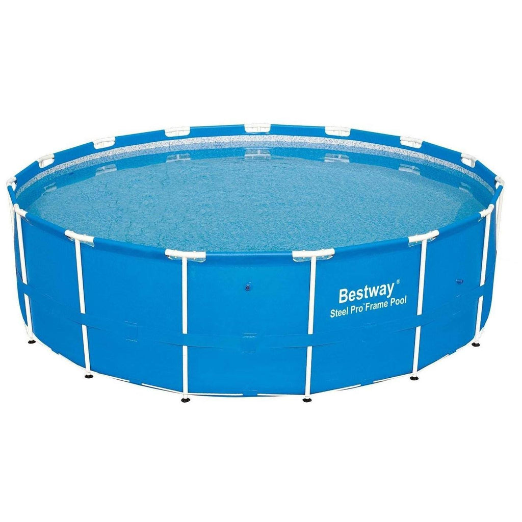 15ft x 48in Steel Pro Frame Above Ground Pool with Cartridge Filter Pump E11809