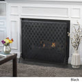 Black Iron Fireplace Screen B441