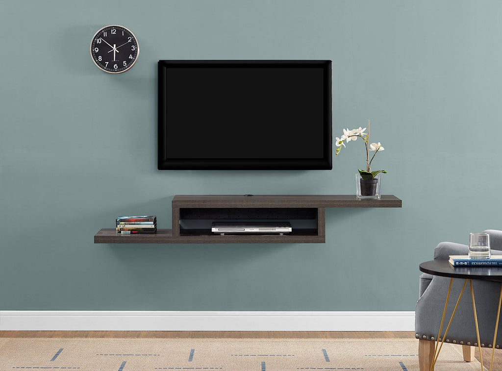 60inch Skyline Walnut Wall Mounted TV Console V37270