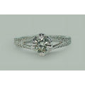 Split Shank Diamond Solitaire Engagement Ring U20380