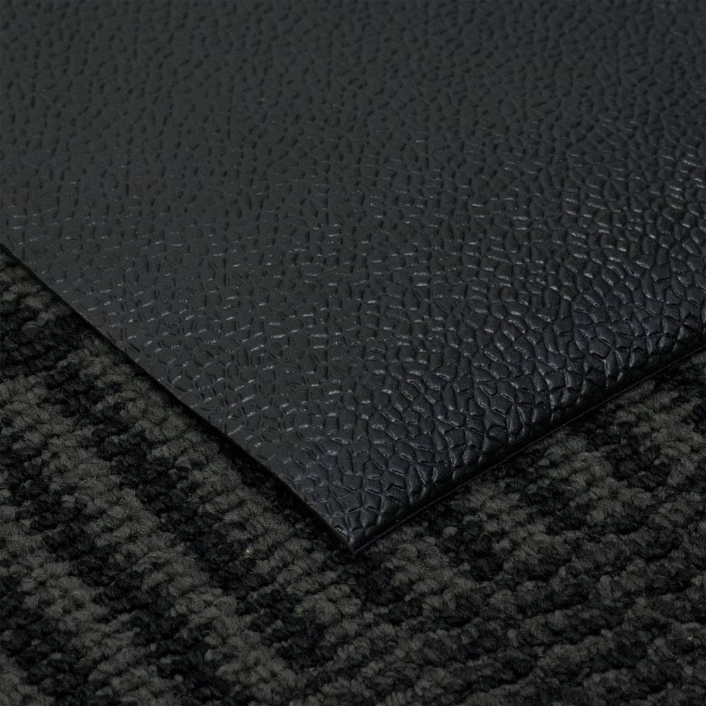 Black Vinyl Carpet Protection Runner Mat, 60 ft Roll G157