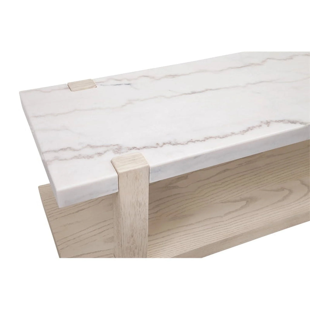 Marble Console Table in Sun-Bleached Ash Brown K39771