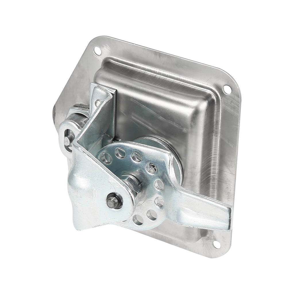 Stainless Steel Folding T Shaped Handle Tool Box Lock with Gasket and Keys T4321