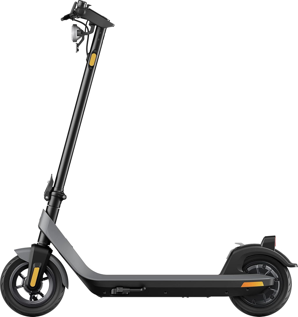 NIU Electric Scooter for Adults - 350W Power, 31 Miles Range, Max 20MPH, Wider Deck, 9.5'' Tubeless Fat Tires, Portable Folding Commuting E Scooter, UL Certified G556279