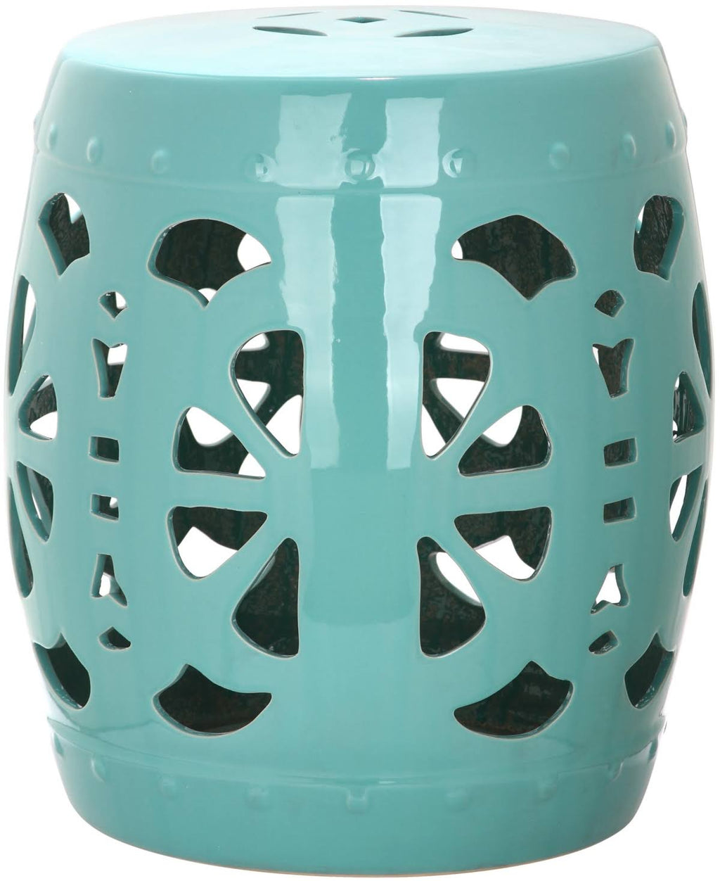 Antique White Garden Stool A486377