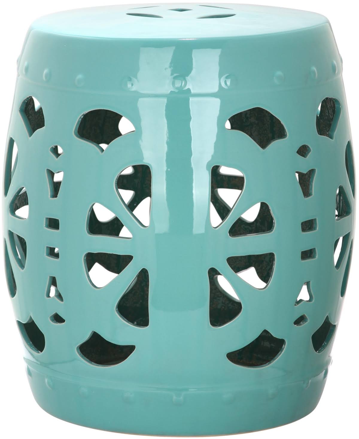 Antique White Garden Stool A486377