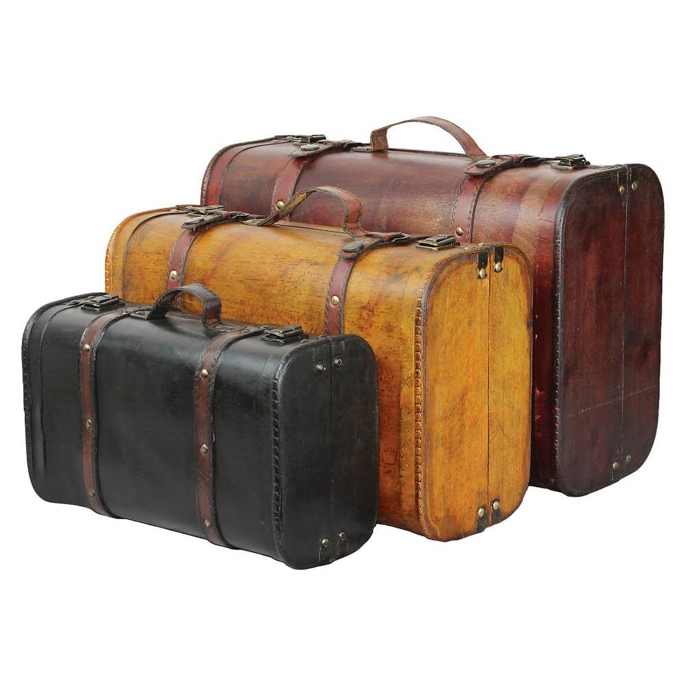 3-Piece Suitcase Trunk Set I234