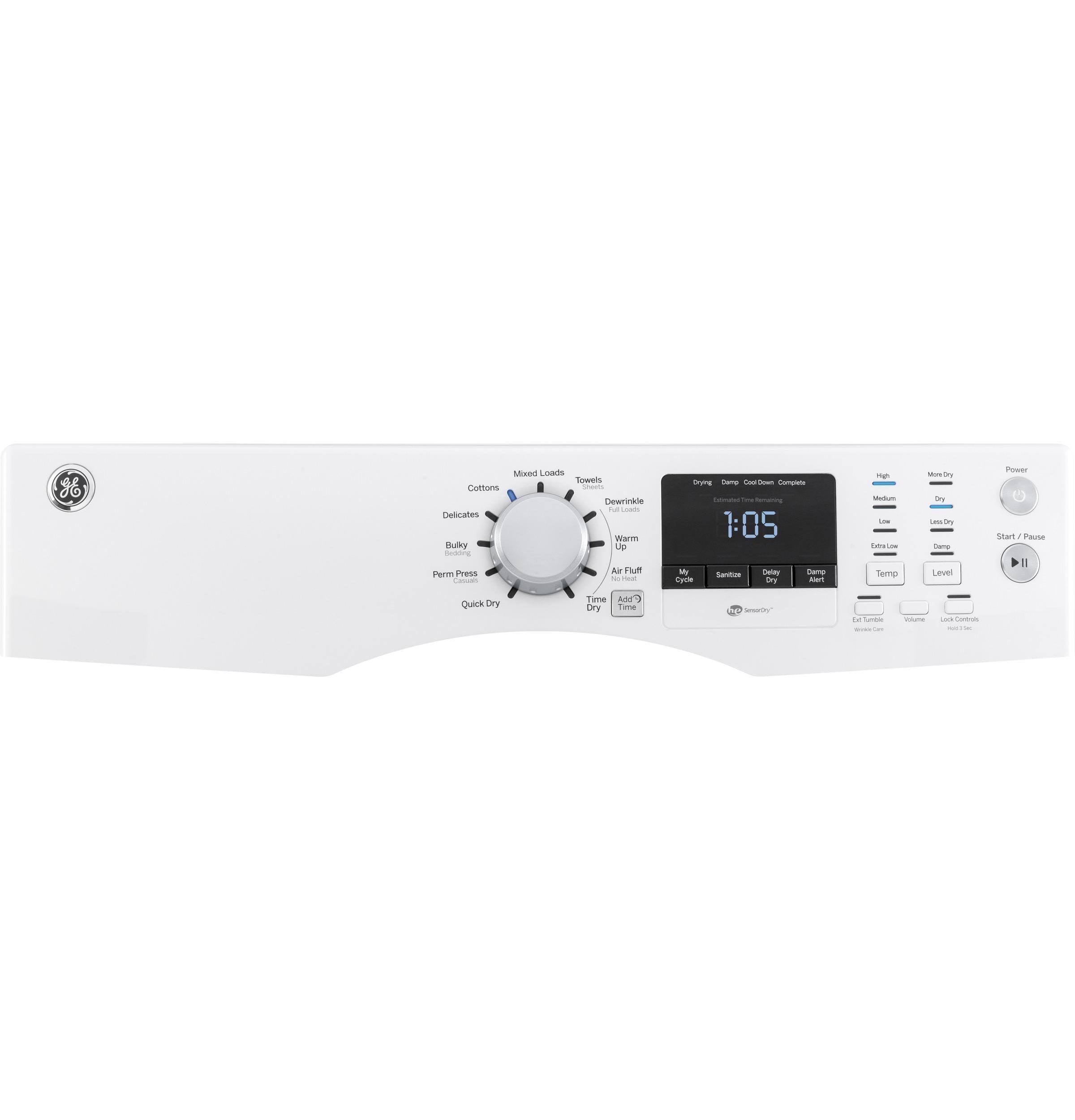 White Electric Dryer R15722