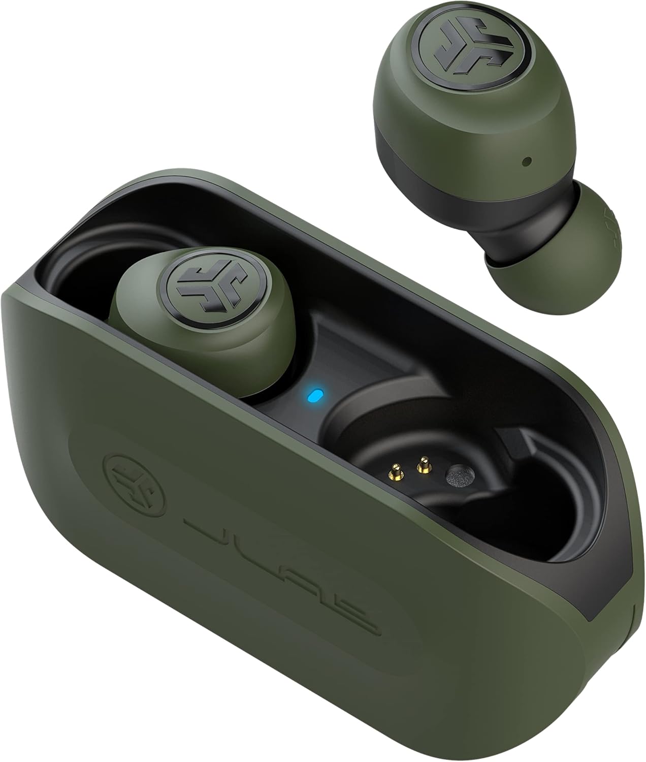 True Wireless Bluetooth Earbuds with Charging Case, Blue, Pack of 2 O528