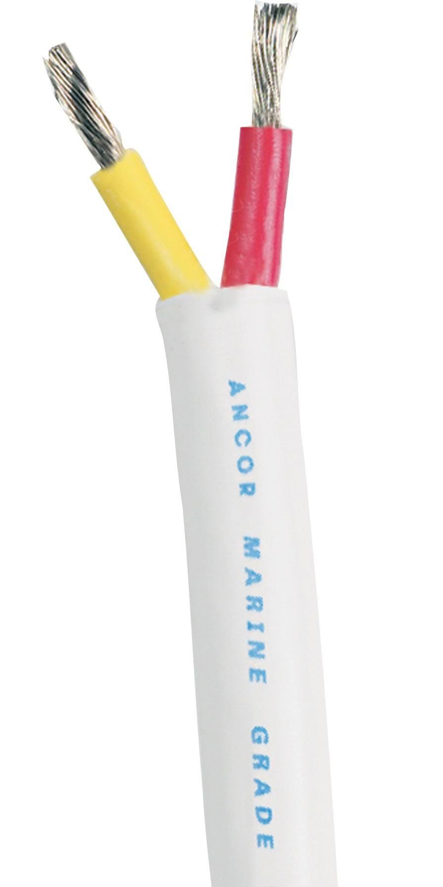 16/2 AWG 100' Red/Yellow Round Duplex Cable Q54753