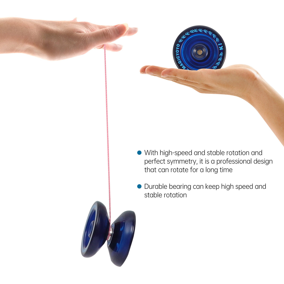2pcs Plastic Yoyo Ball Kid Toy V740690