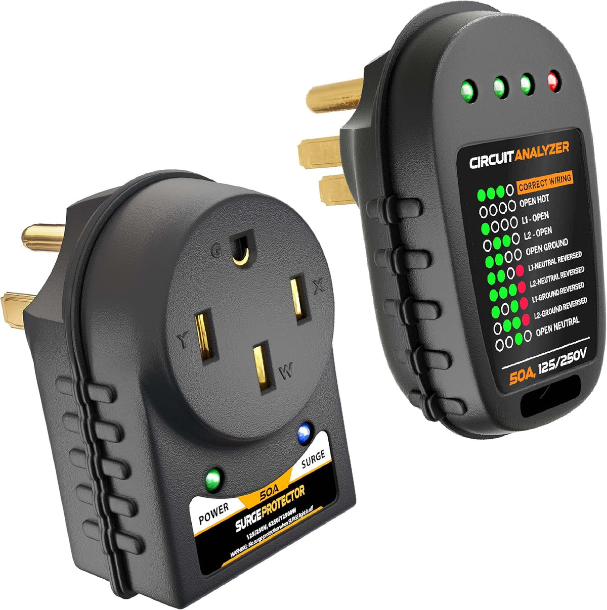 RV Surge Protector 50 Amp Circuit Analyzer Tester Module Pack of 2 N8714