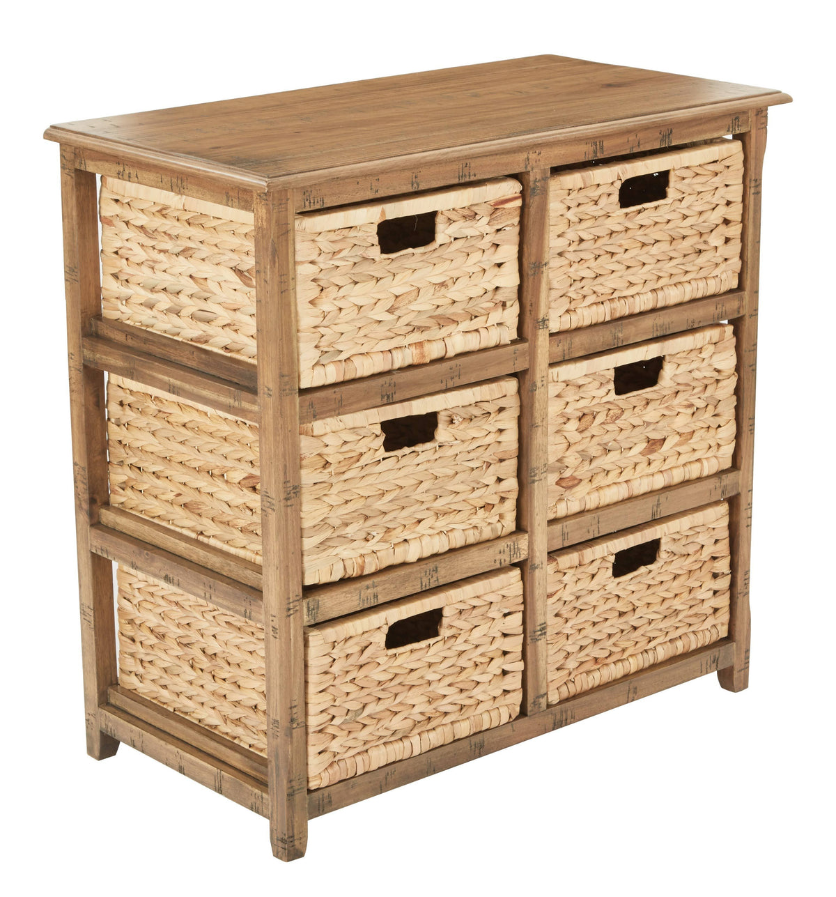 6-Drawer Storage Unit, Distressed Toffee A505127