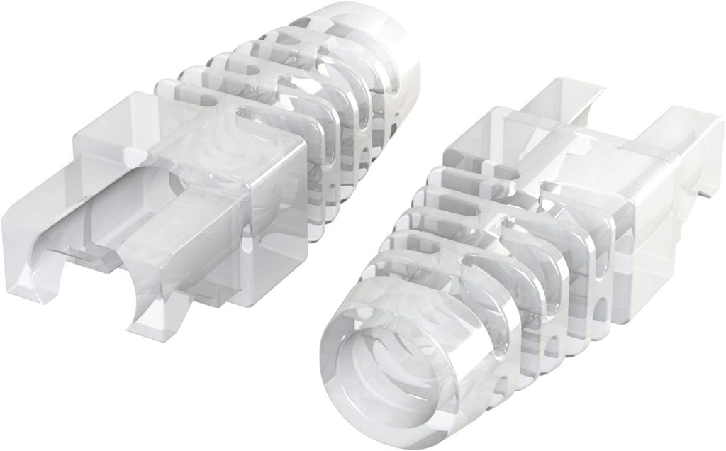 Snagless RJ45 Cat6 STP Connectors EZ Pass Through Ends, 100 Pack K93799