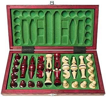 Vintage Carved Wooden Chess Set G9756