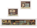 White Frame 3-Piece Vignette S53354