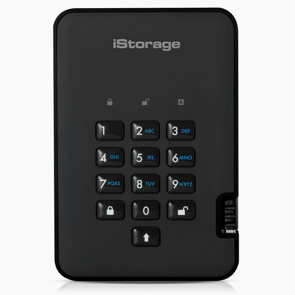 Green Secure Portable Hard Drive W514