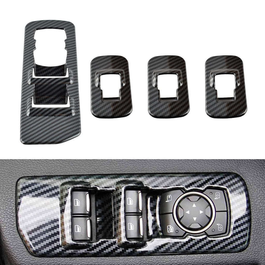 Carbon Fiber Pattern Window Lift Trim Switch Panel Cover D569240