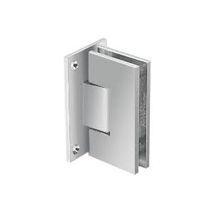Satin Chrome Wall Mount Hinge with Internal 5 Degree Pin L1955