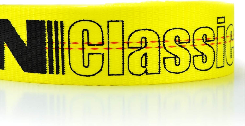 Classic Yellow 2 Inch x 30 Foot Winch Strap with Flat Hook, 4 Pack I332