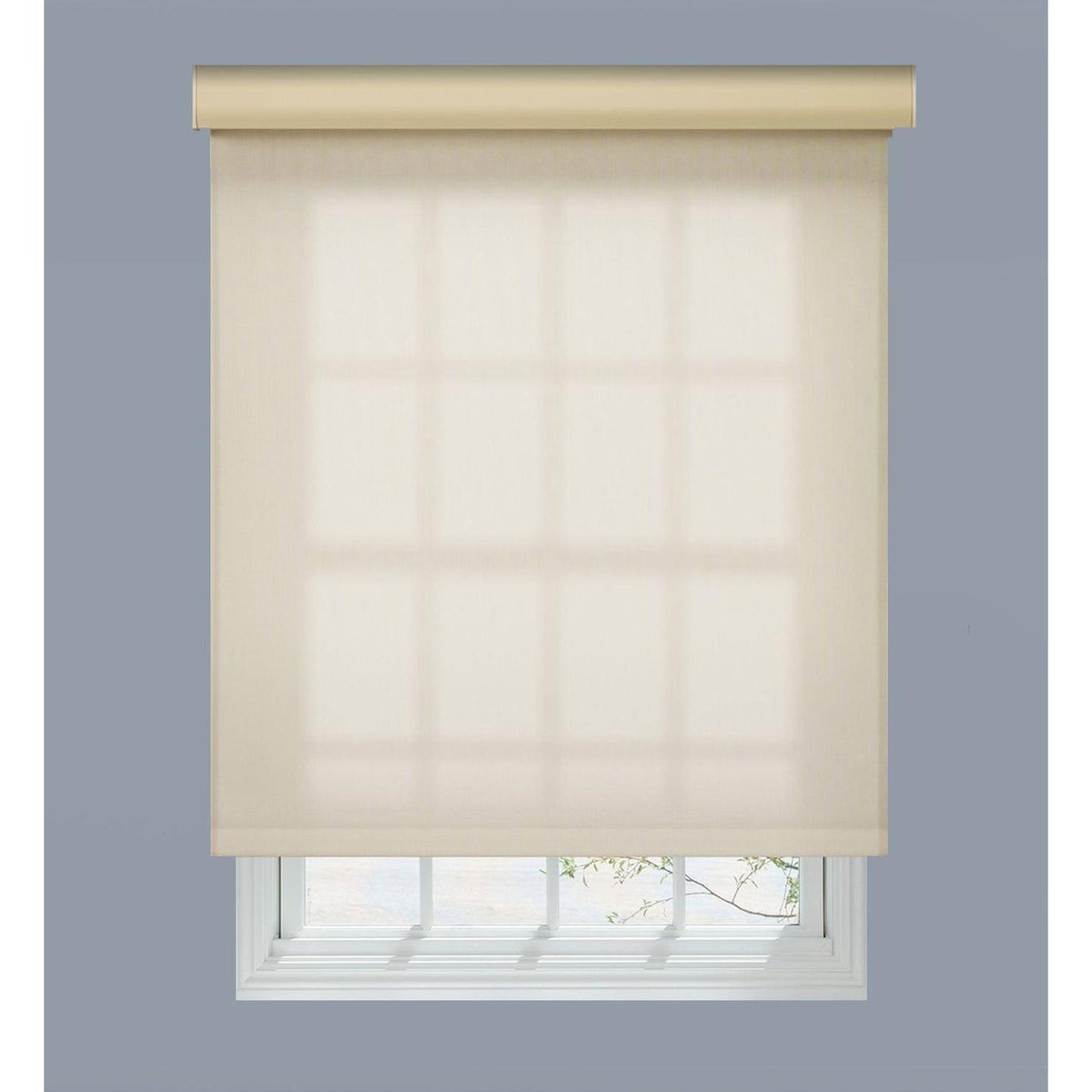 27 W x 78 H Cordless Solar Roller Shade D769