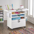 White Sewing and Craft Cart Z936