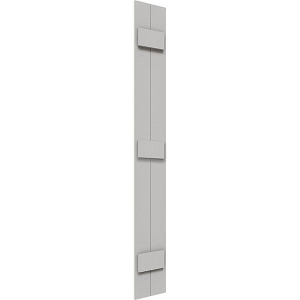Rustic Faux Wood Shutters (Per Pair) L9363