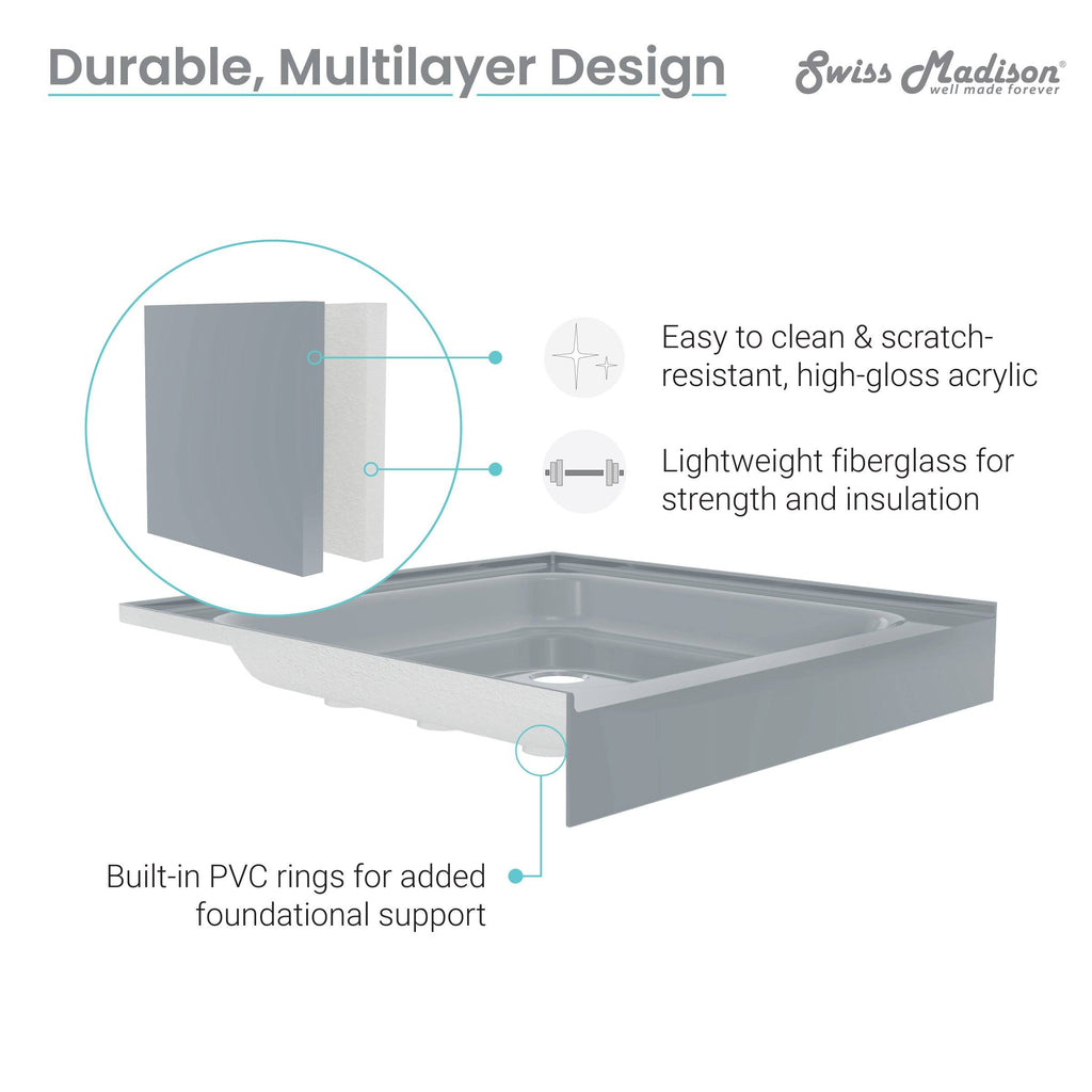 Grey Shower Base E562682