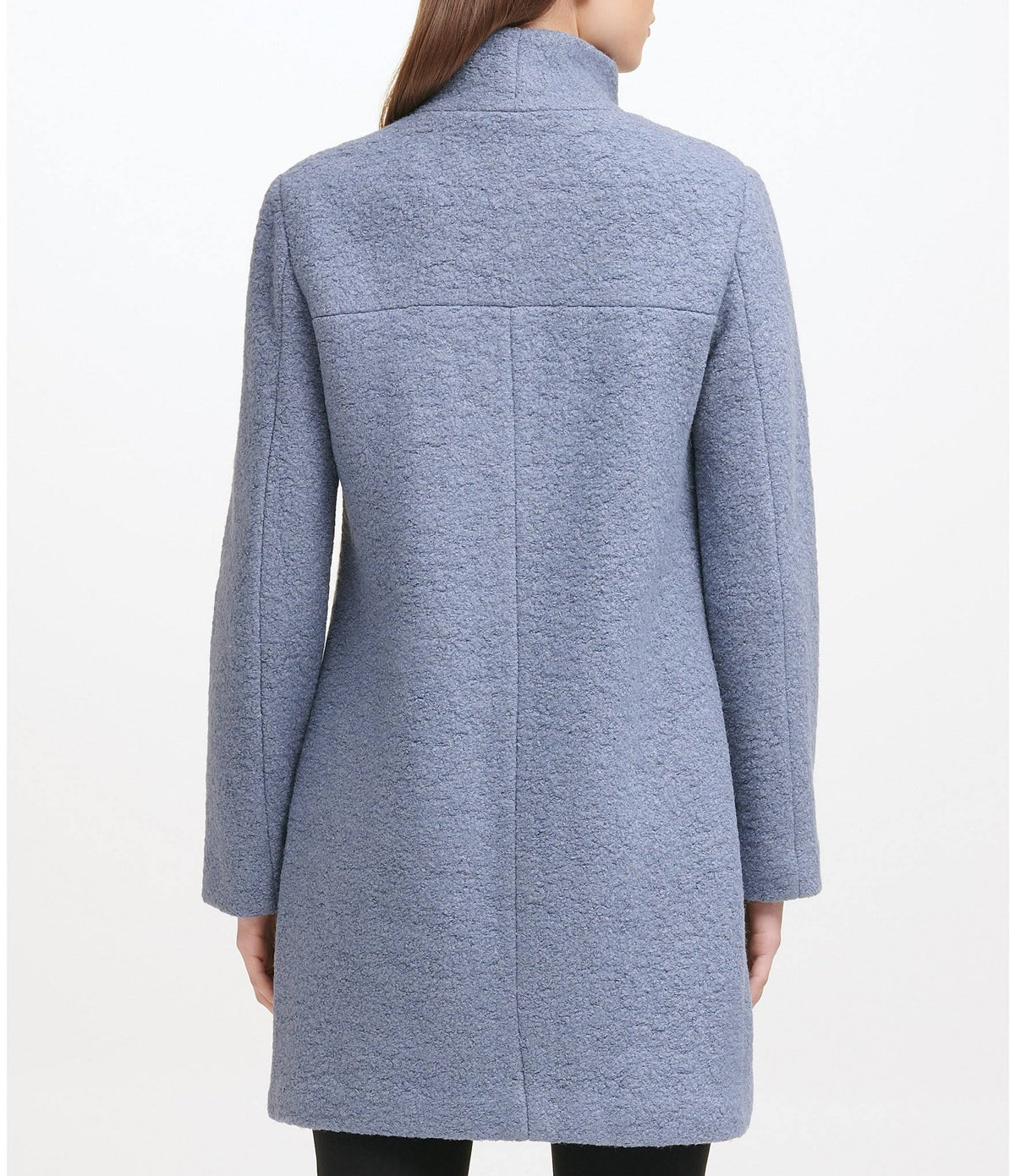 Periwinkle Boucle Walker Coat Z5768