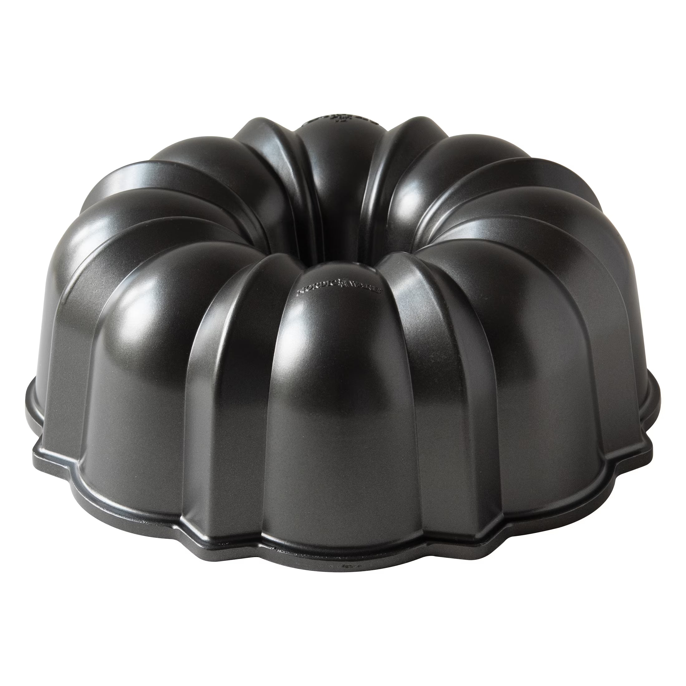 ProCast Aluminum Nonstick 12 Cup Bundt Pan, Graphite Silver, 10.5" x 10.5" x 3.8" L2031