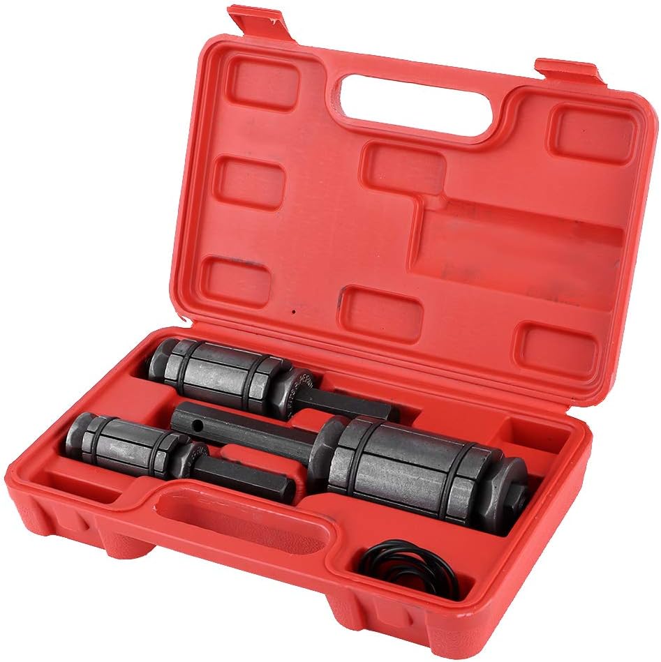 3pcs Steel Tail Pipe Expander Kit 1-1/18in to 3-1/2in Exhaust Muffler Spreader Auto Tool V60857