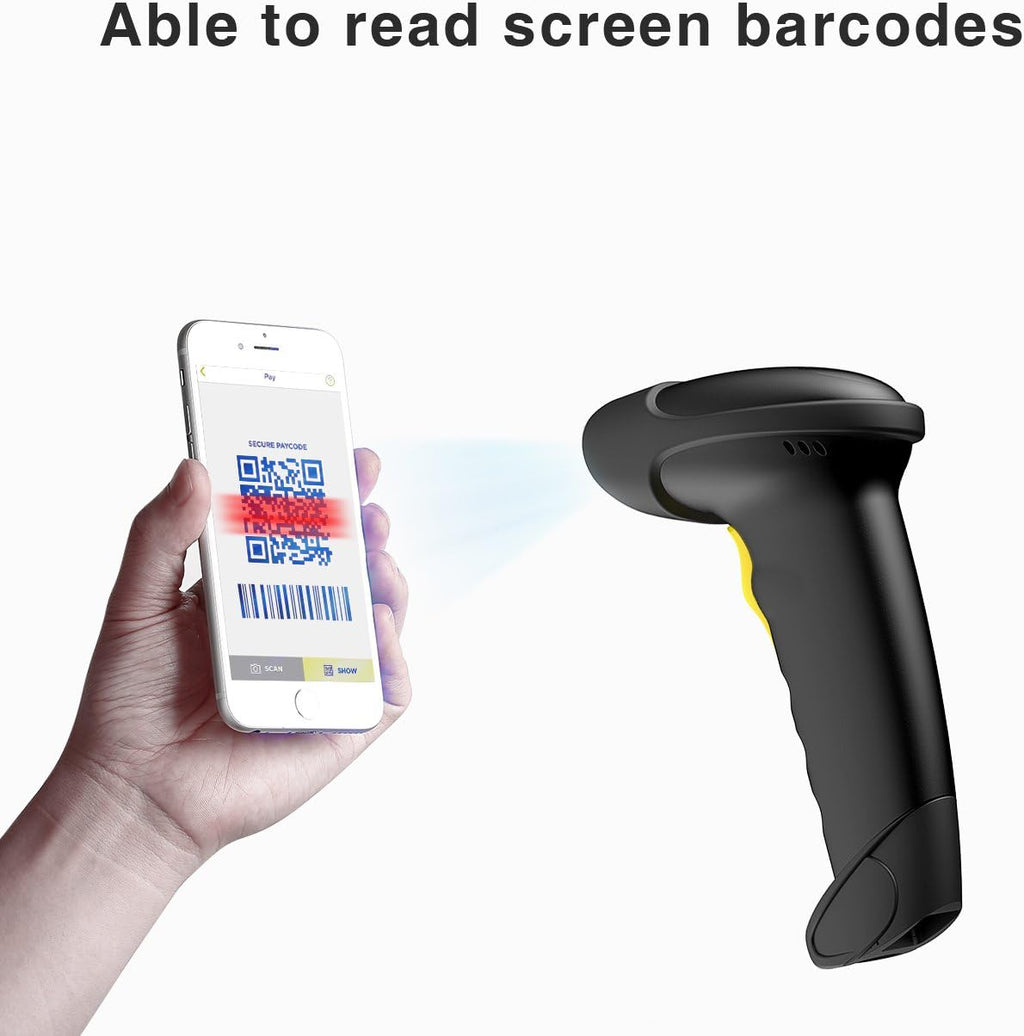 Wireless Bluetooth 2D Barcode Scanner F758933
